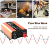 Pure Sine Wave Inverter 2000W DC 12V/24V To AC 110V/220V 50Hz/60Hz Inverter Power Converter for Car Voltage
